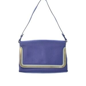 Botkier Women's Purple Blue Faux Leather No13 Misha Shoulder Bag Sz‎ M